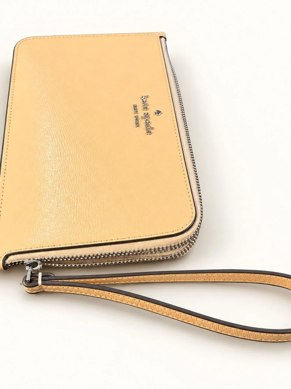 Kate Spade Lucy Leather Wristlet Card & Key Holder NWT